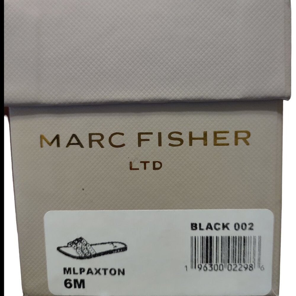 Marc Fisher Paxton Studded Leather Slides 6 - Picture 8 of 8